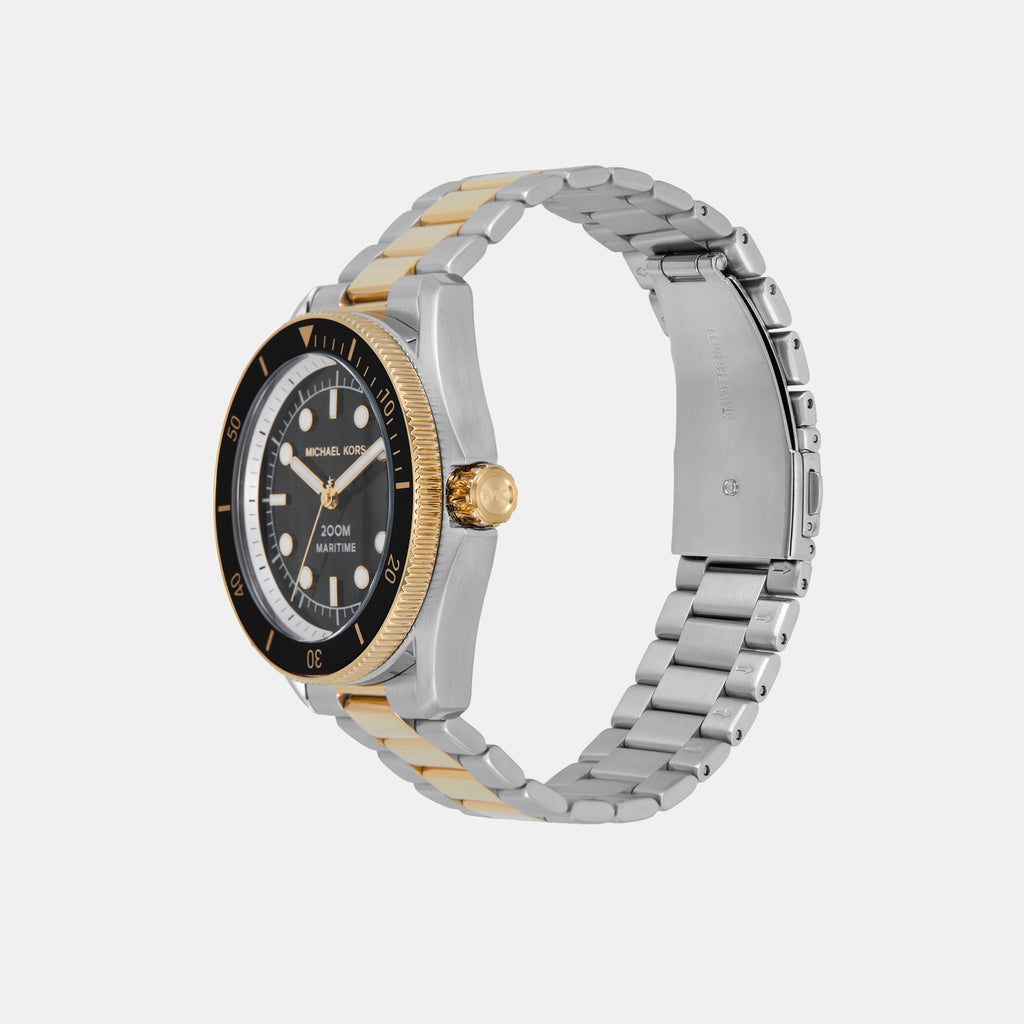 Michael Kors Men Round Black watch