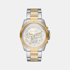 Alek Men Quartz Silver Dial Chronograph Stainless Steel Watch MK9183