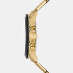 Alek Men Quartz Black Dial Chronograph Stainless Steel Watch MK9184