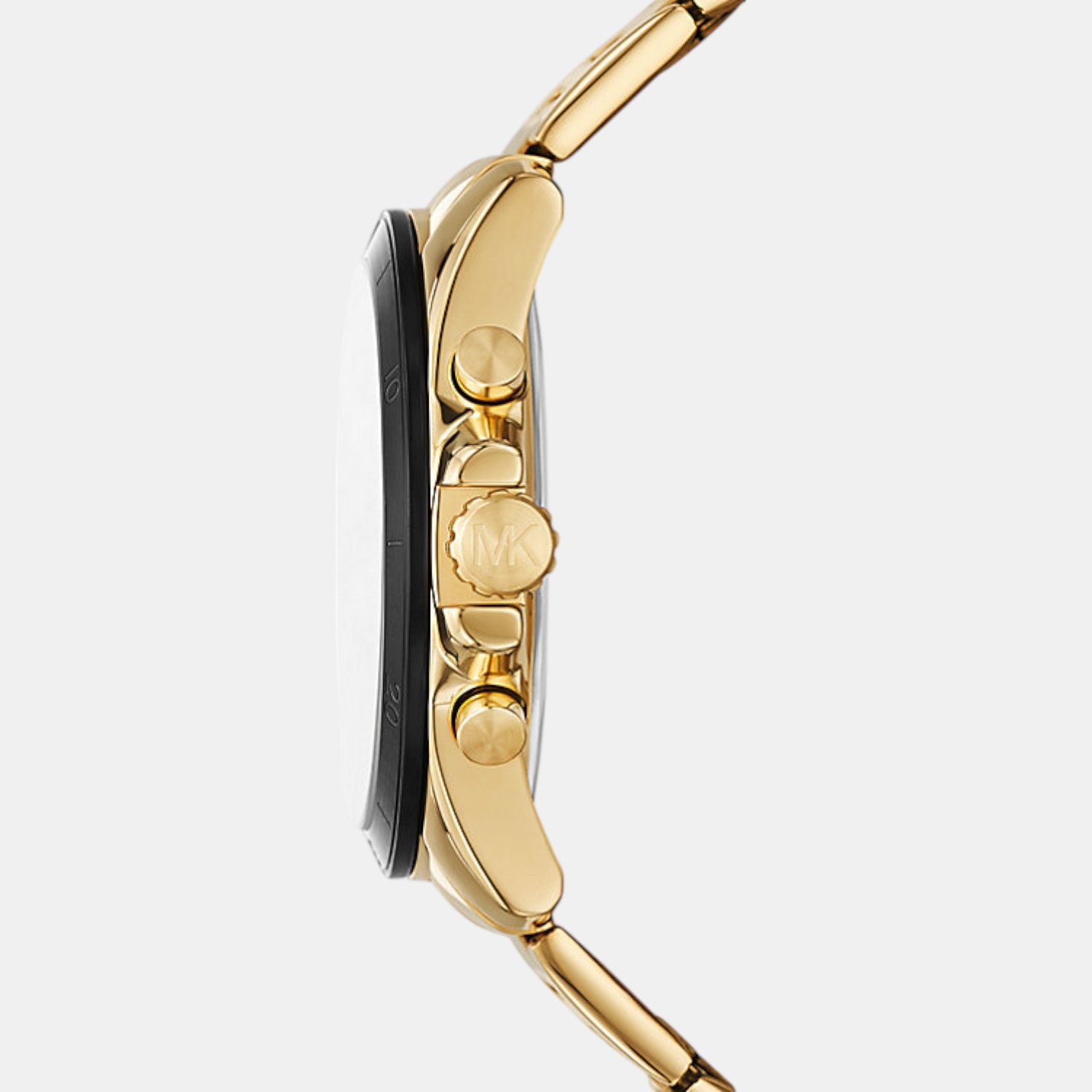 Alek Men Quartz Black Dial Chronograph Stainless Steel Watch MK9184