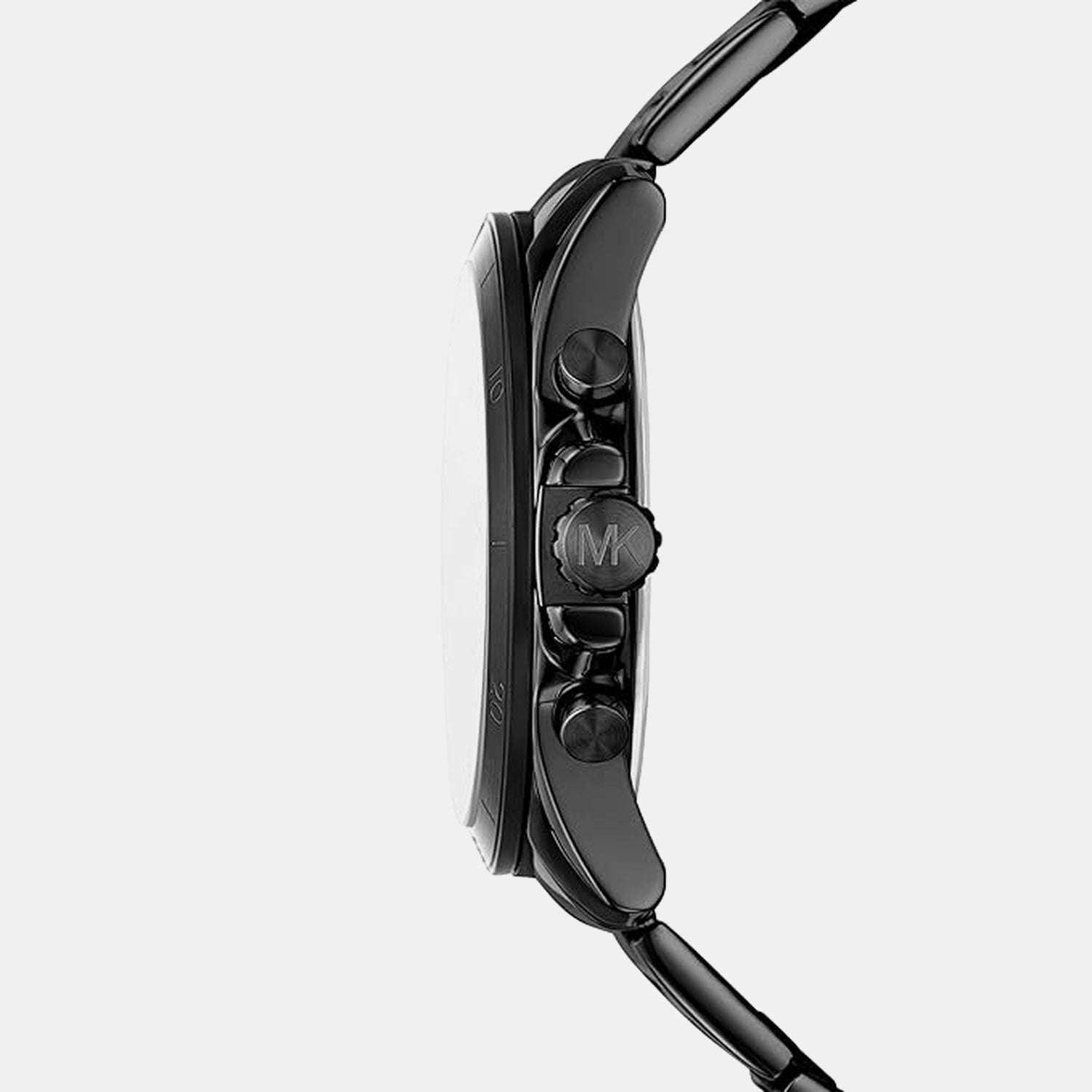 Alek Men Quartz Black Dial Chronograph Stainless Steel Watch MK9185