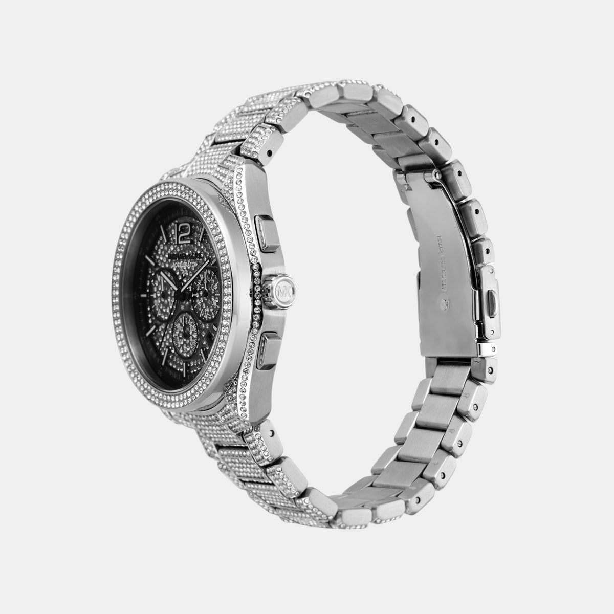 Accelerator 2 Men Quartz Black Dial Chronograph Stainless Steel Watch MK9189