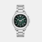 Sage Men Quartz Two Tone Dial Chronograph Stainless Steel Watch MK9191