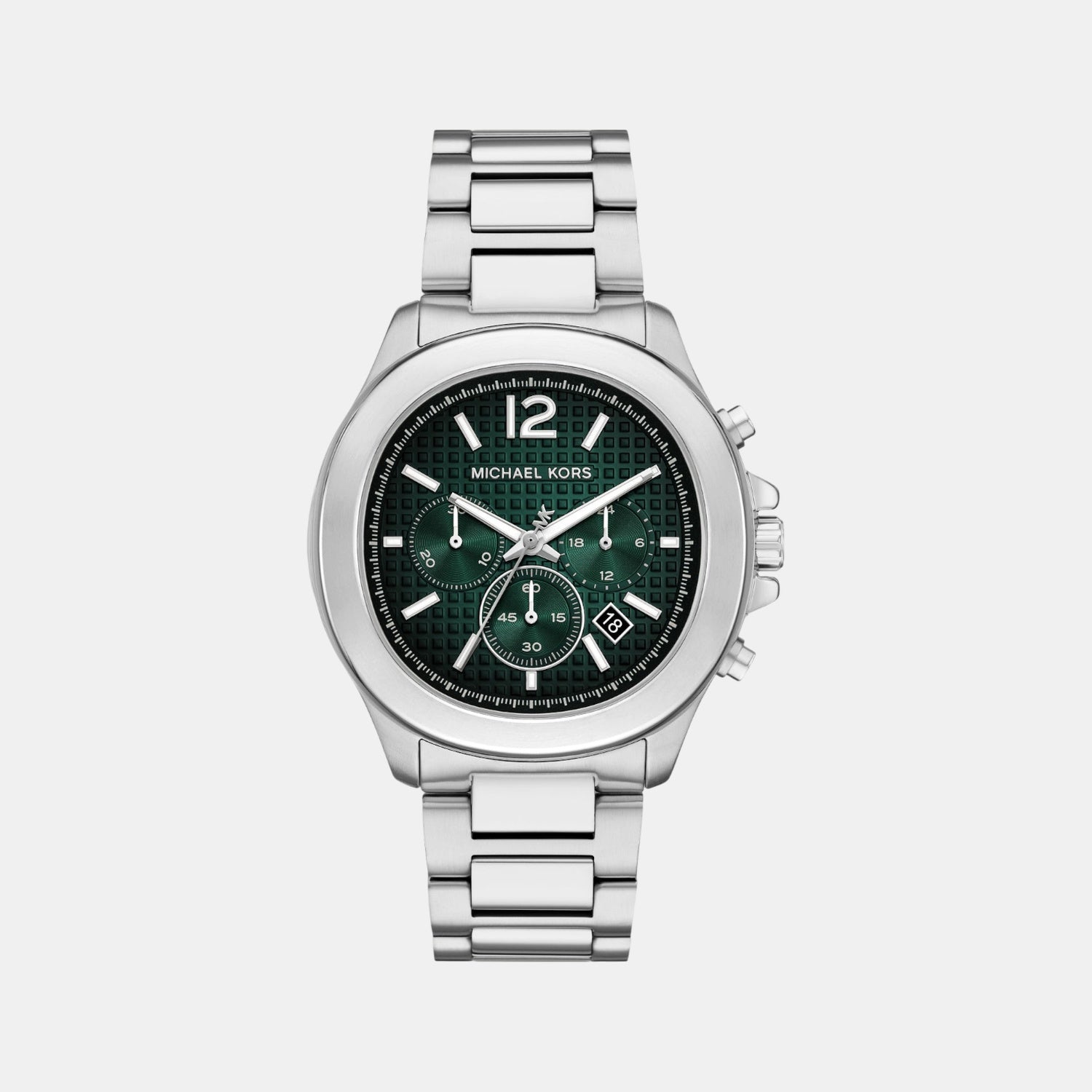 Sage Men Quartz Two Tone Dial Chronograph Stainless Steel Watch MK9191