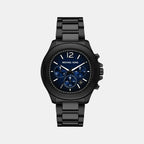 Sage Men Quartz Two Tone Dial Chronograph Stainless Steel Watch MK9193