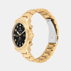 Panorama Men Quartz Black Dial Chronograph Stainless Steel Watch MK9195