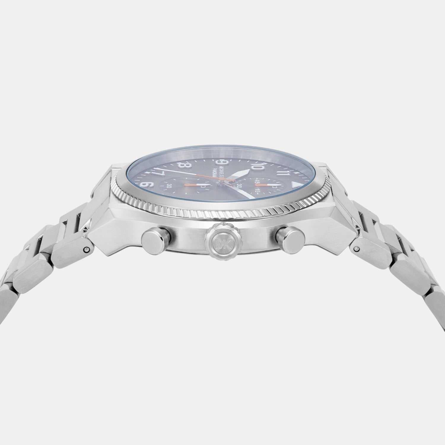 Panorama Men Quartz Green Dial Chronograph Stainless Steel Watch MK9196