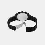 Panorama Men Quartz Black Dial Chronograph Stainless Steel Watch MK9198