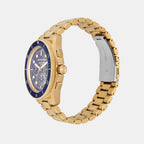 Maritime Men Quartz Blue Dial Chronograph Stainless Steel Watch MK9202