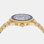 Maritime Men Quartz Blue Dial Chronograph Stainless Steel Watch MK9202