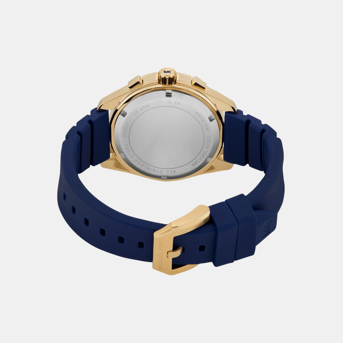 Maritime Men Quartz Blue Dial Chronograph Silicone Watch MK9205