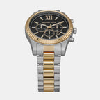 Lexington Men Quartz Black Dial Chronograph Stainless Steel Watch MK9207