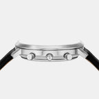 Blake Men Quartz Black Dial Chronograph Leather Watch MK9208