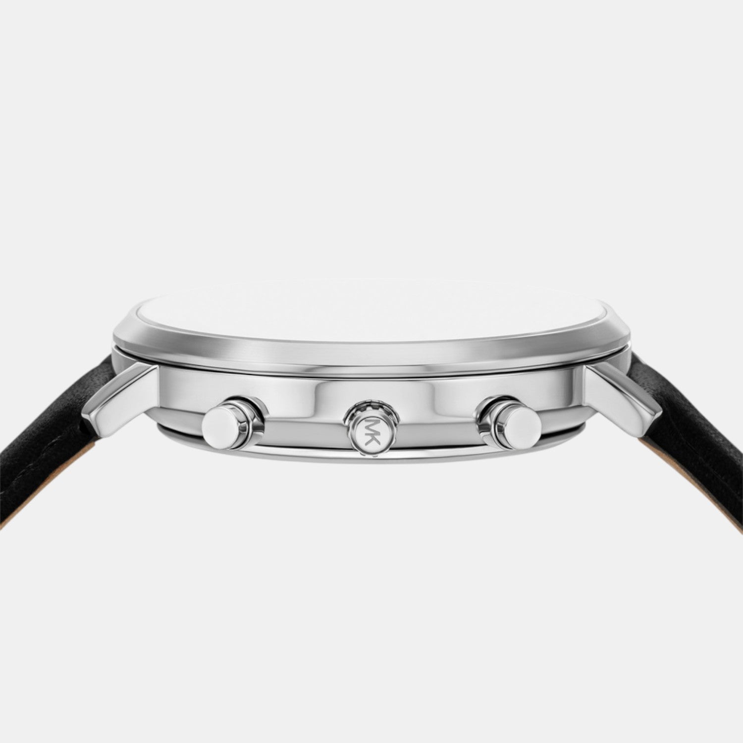 Blake Men Quartz Black Dial Chronograph Leather Watch MK9208