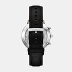 Blake Men Quartz Black Dial Chronograph Leather Watch MK9208