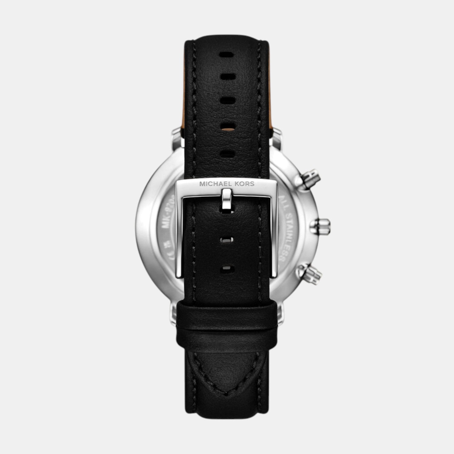 Blake Men Quartz Black Dial Chronograph Leather Watch MK9208