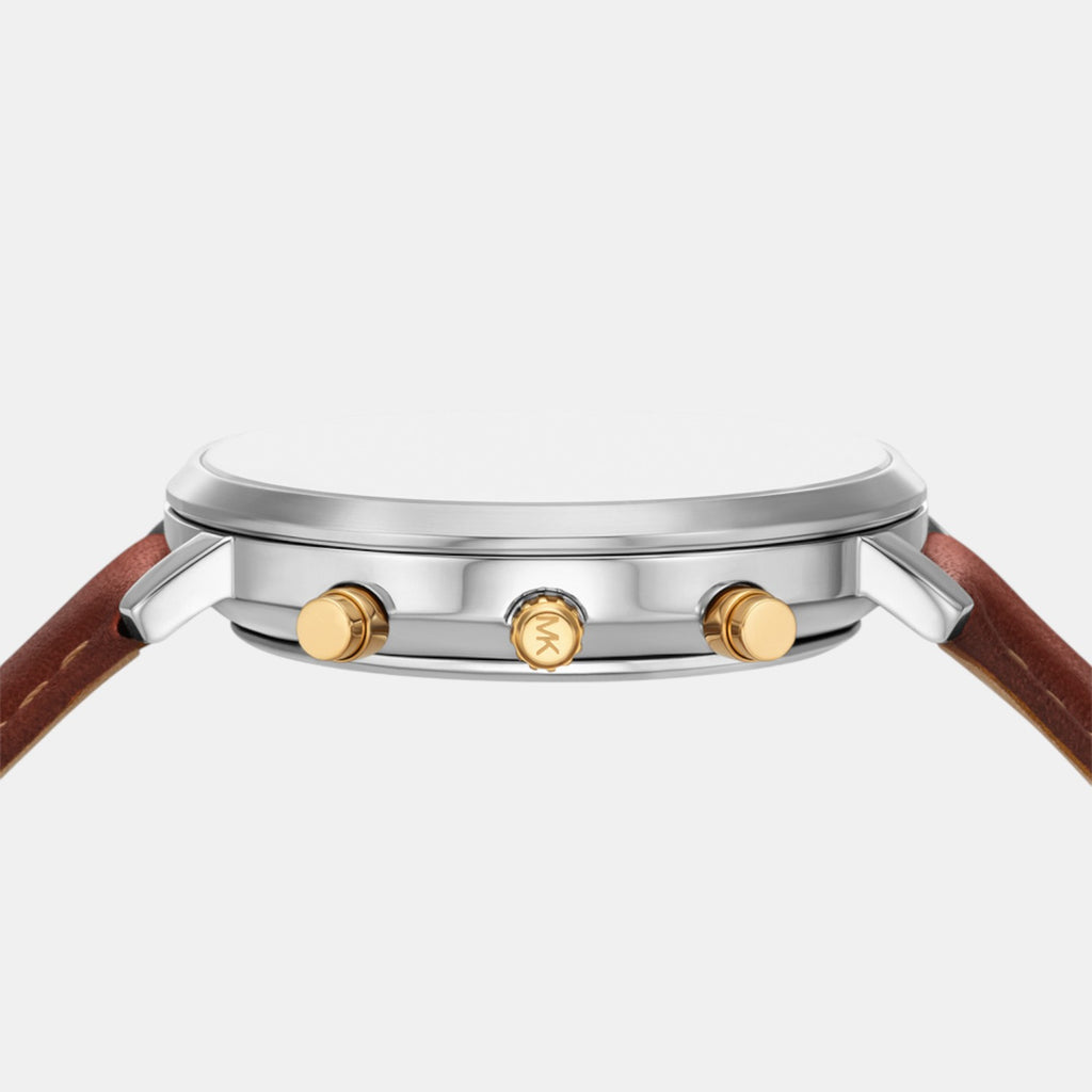 Blake Men Quartz Blue Dial Chronograph Leather Watch MK9209