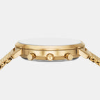 Blake Men Quartz Gold Dial Chronograph Stainless Steel Watch MK9210