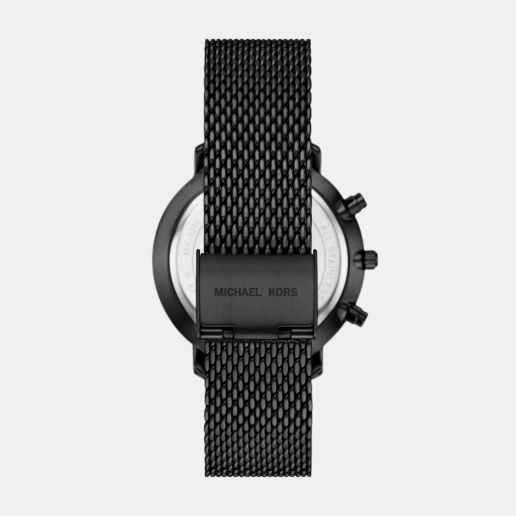 Blake Men Quartz Black Dial Chronograph Stainless Steel Watch MK9211