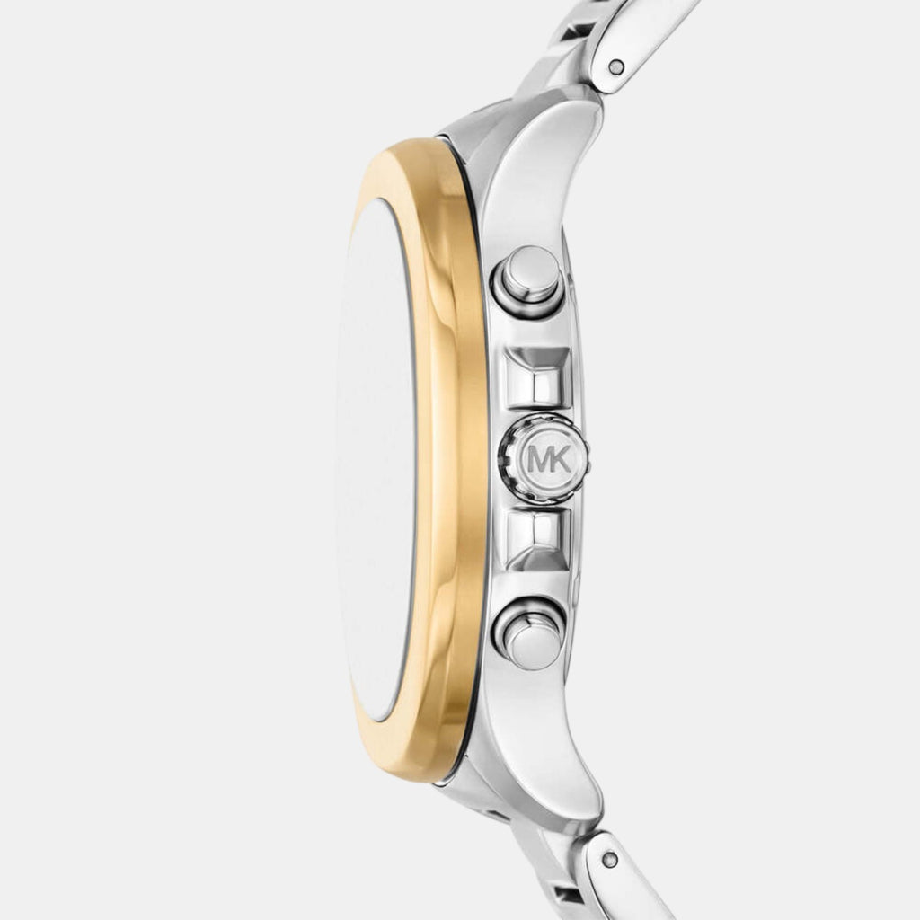 Sage Men Quartz Black Dial Chronograph Stainless Steel Watch MK9212