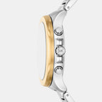 Sage Men Quartz Black Dial Chronograph Stainless Steel Watch MK9212