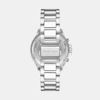 Sage Men Quartz Black Dial Chronograph Stainless Steel Watch MK9212