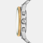 Maritime Men Quartz Green Dial Chronograph Stainless Steel Watch MK9215