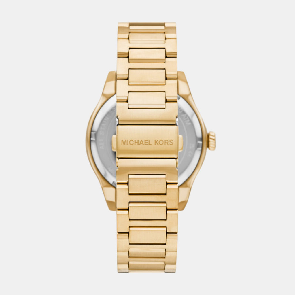 Panorama Men Automatic Black Dial Analog Stainless Steel Watch MK9218