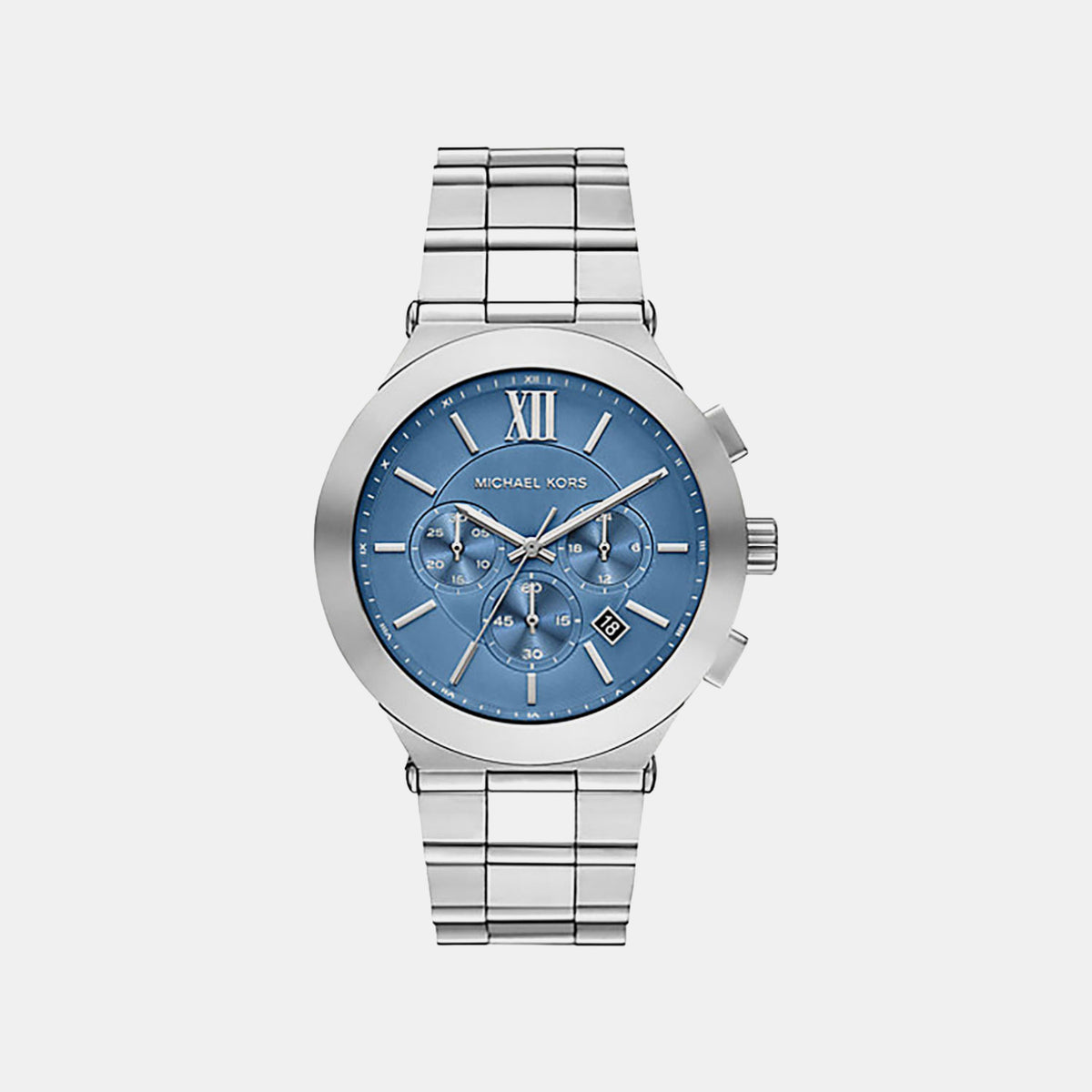 Billie Men Quartz Blue Dial Analog Stainless Steel Watch MK9222
