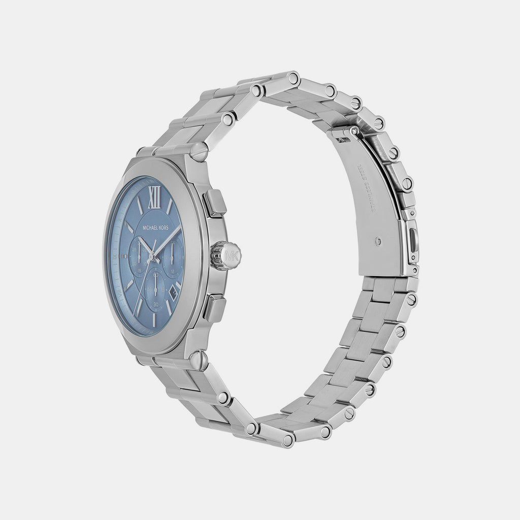 Billie Men Quartz Blue Dial Analog Stainless Steel Watch MK9222