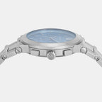Billie Men Quartz Blue Dial Analog Stainless Steel Watch MK9222