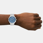 Billie Men Quartz Blue Dial Analog Stainless Steel Watch MK9222
