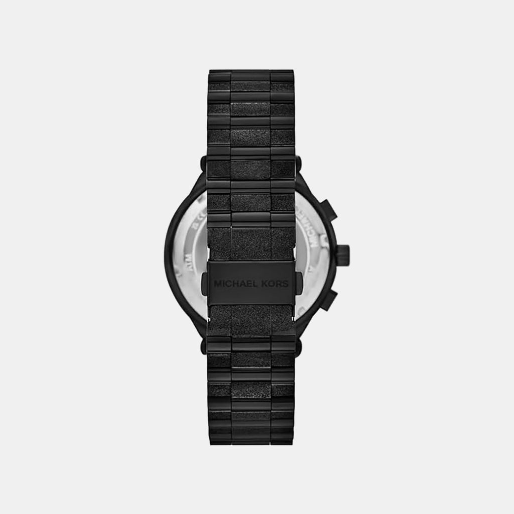 Billie Men Quartz Black Dial Analog Stainless Steel Watch MK9223