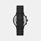 Billie Men Quartz Black Dial Analog Stainless Steel Watch MK9223