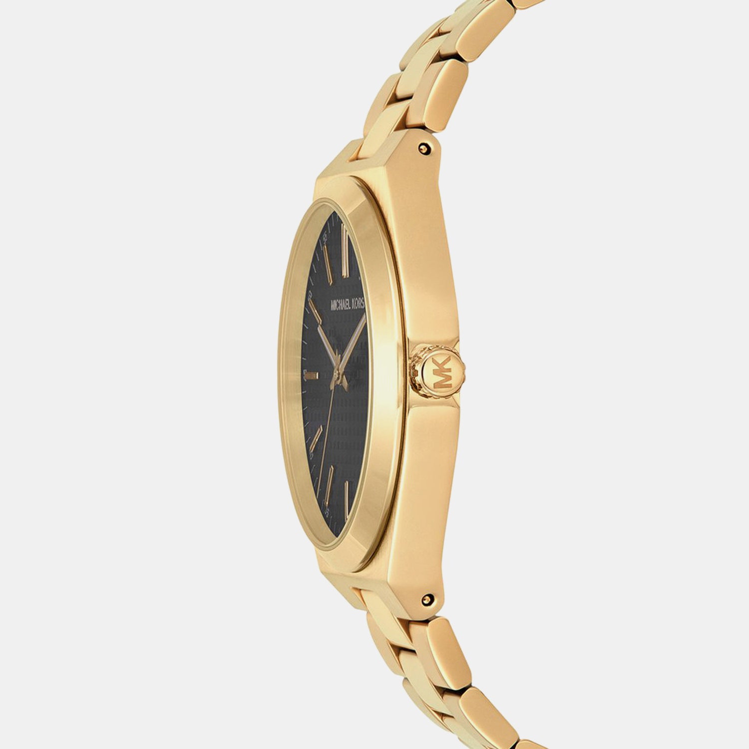 Lenox Men Quartz Black Dial Analog Stainless Steel Watch MK9226