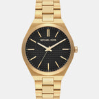 Lenox Men Quartz Black Dial Analog Stainless Steel Watch MK9226