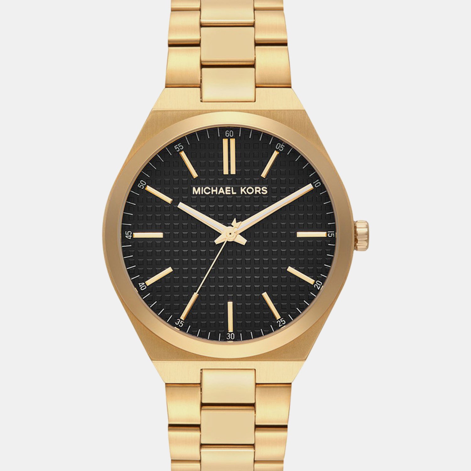 Lenox Men Quartz Black Dial Analog Stainless Steel Watch MK9226