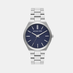 Lenox Men Quartz Blue Dial Analog Stainless Steel Watch MK9227