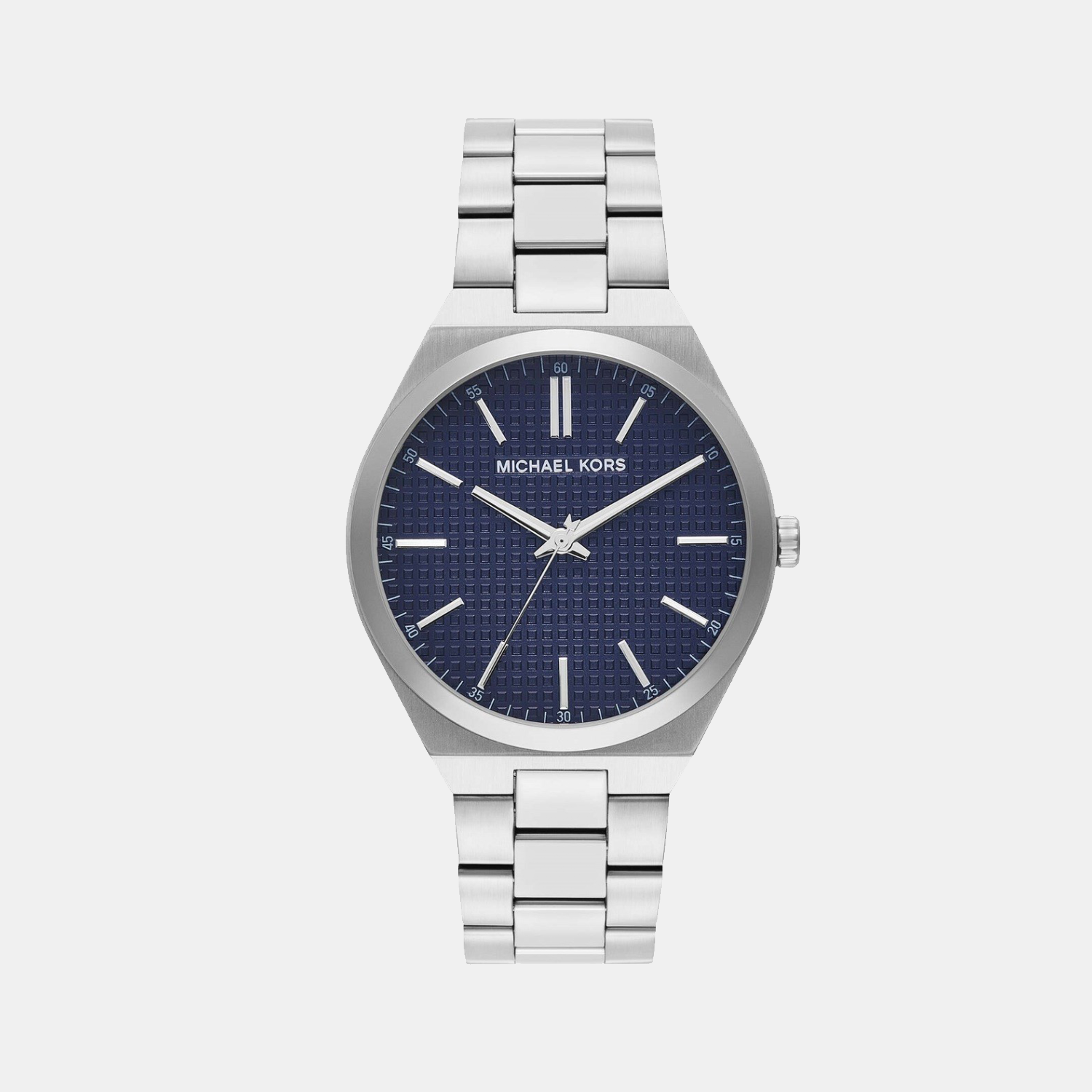 Lenox Men Quartz Blue Dial Analog Stainless Steel Watch MK9227