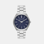 Lenox Men Quartz Blue Dial Analog Stainless Steel Watch MK9227