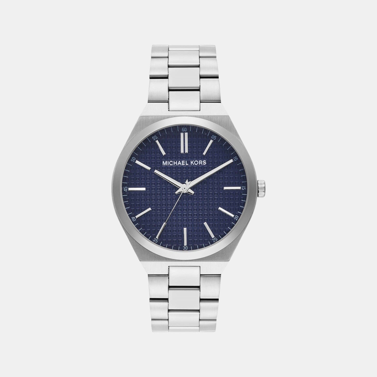 Lenox Men Quartz Blue Dial Analog Stainless Steel Watch MK9227