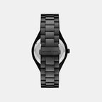 Lenox Men Quartz Black Dial Analog Stainless Steel Watch MK9228