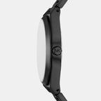 Lenox Men Quartz Black Dial Analog Stainless Steel Watch MK9228