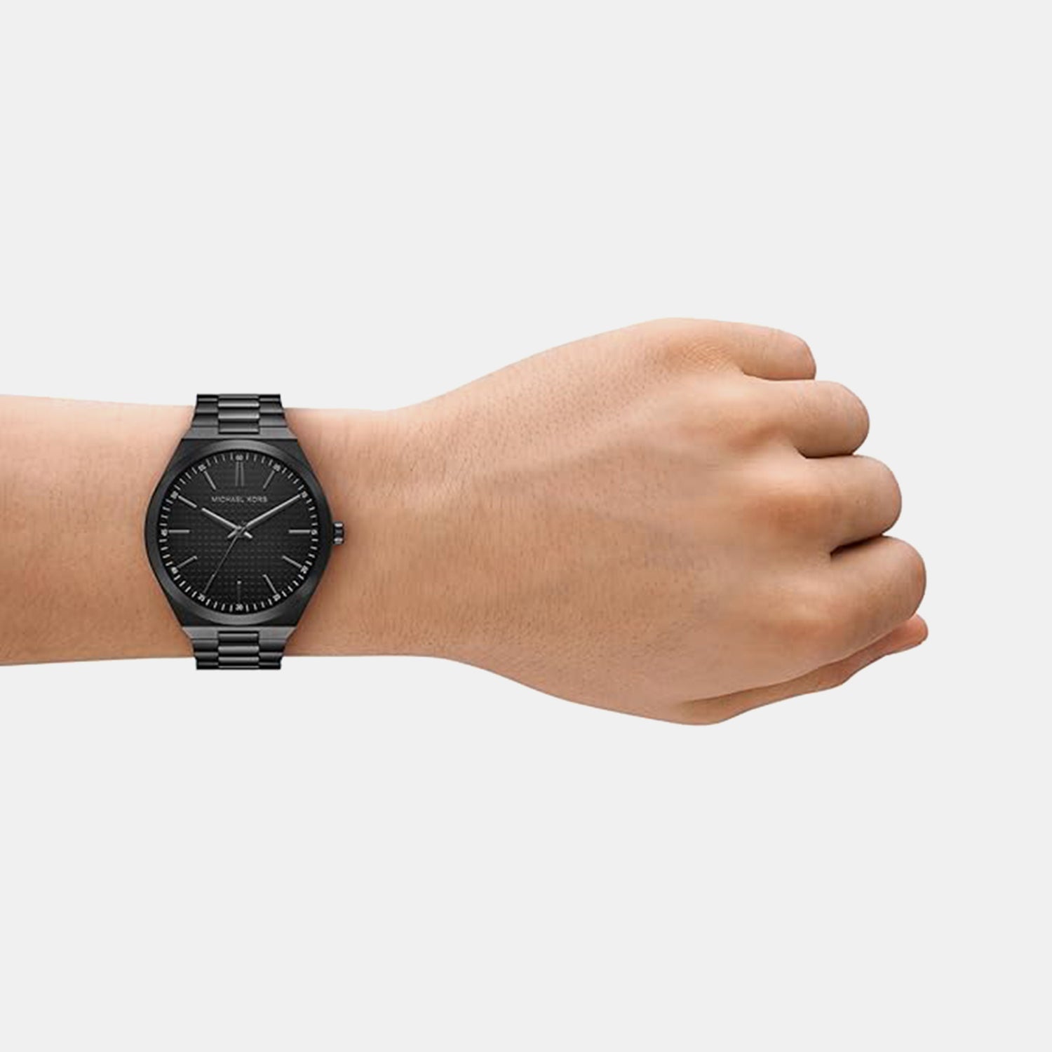 Lenox Men Quartz Black Dial Analog Stainless Steel Watch MK9228