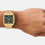 Rhys Men Quartz Green Dial Chronograph Stainless Steel Watch MK9229