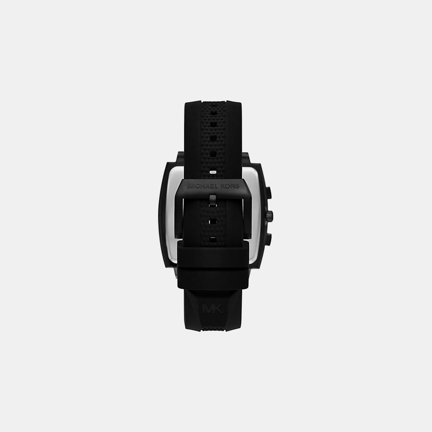 Rhys Men Quartz Black Dial Analog Silicone Watch MK9233