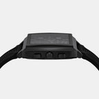 Rhys Men Quartz Black Dial Analog Silicone Watch MK9233