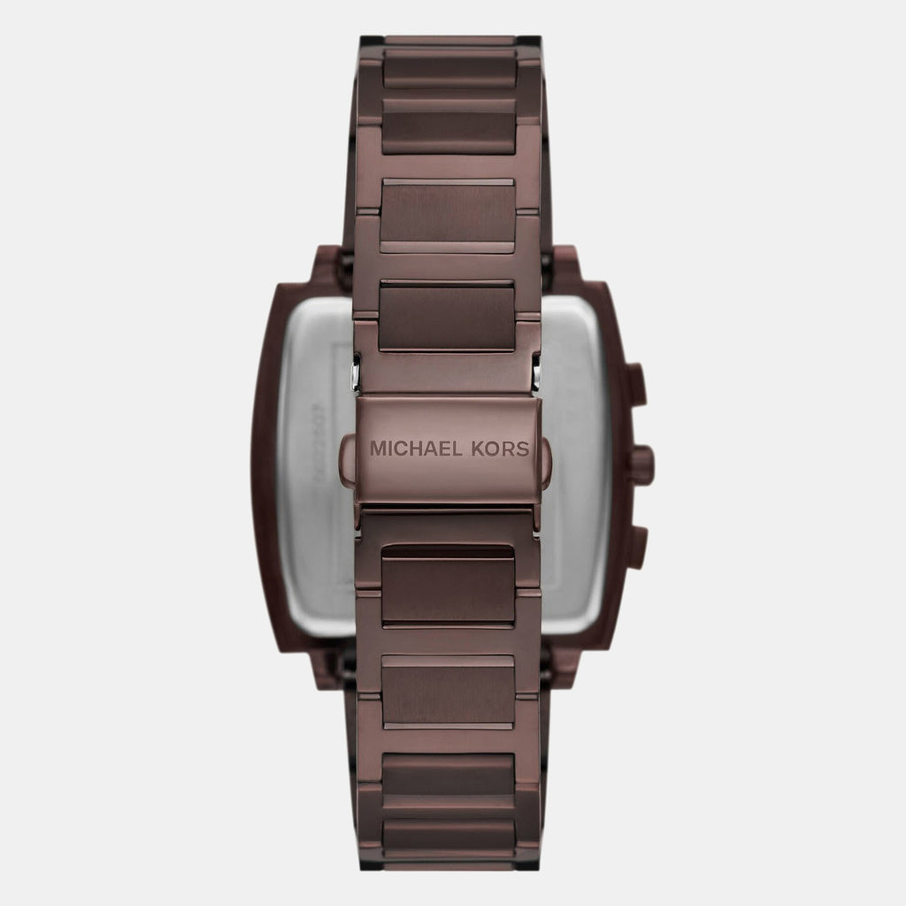Rhys Men Quartz Brown Dial Analog Stainless Steel Watch MK9234