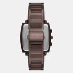 Rhys Men Quartz Brown Dial Analog Stainless Steel Watch MK9234
