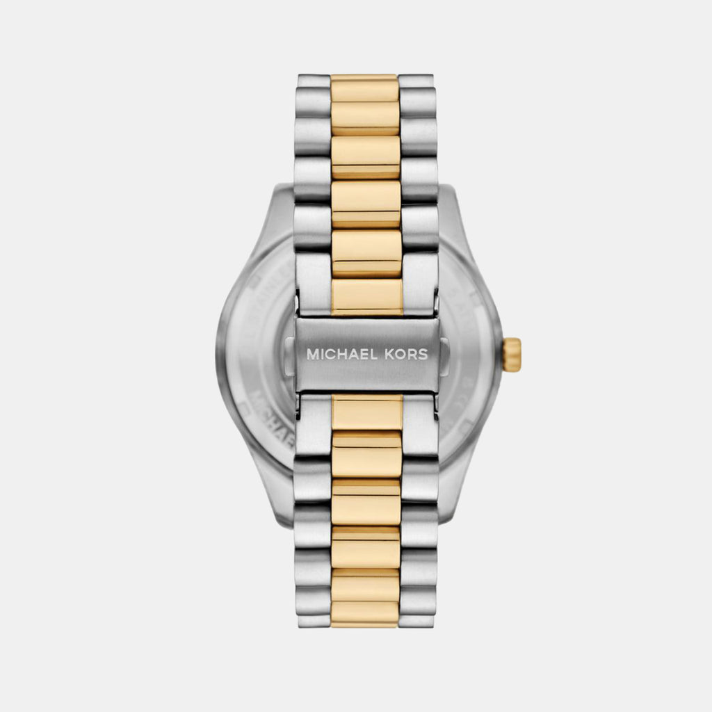 Lexington Men Automatic White Dial Analog Stainless Steel Watch MK9243